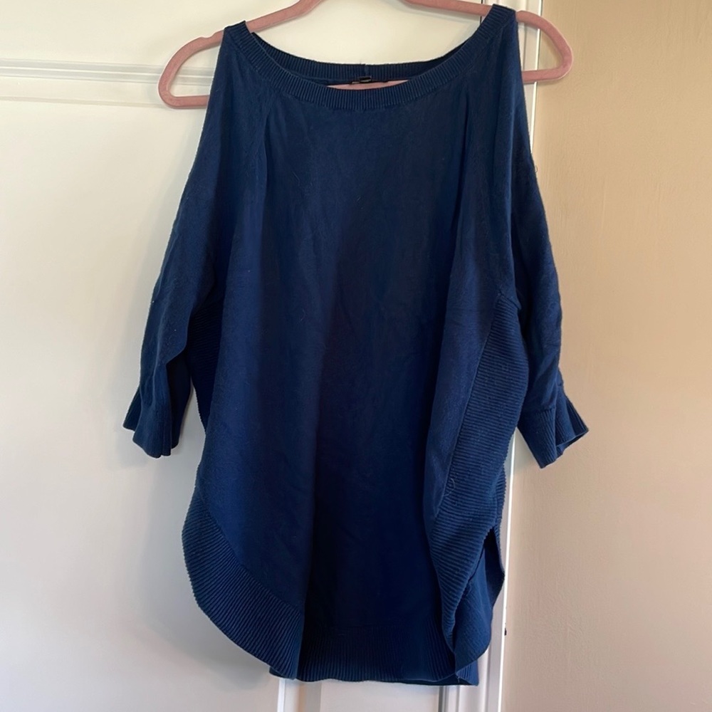 Express cold shoulder sweater